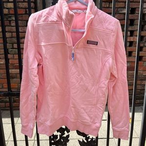 Vineyard Vines quarter zip pink